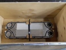 Approximately 32 Stainless Steel Heat Exchange Plates 30 Inch Tall by 10 Inch Wide