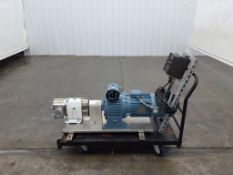 Donjoy Rotary Lobe Pump with ABB Motor and Mobility Cart