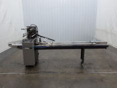 Doboy Stratus 1-Up Seal Jaw Print Registered Flow Wrapper w Lugged Infeed Conveyor