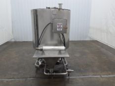 400 Gallon Stainless Steel Jacketed Brine Mixing Tank