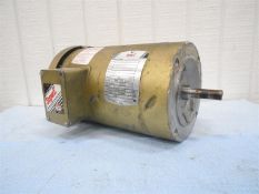 Used Baldor 35J302S39661 Super-E Electric Motor 3Ph 1HP 1750RPM 230/460VAC 2.8/1.4A