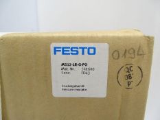 New Festo MS12-LR-G-PO Pressure Regulator