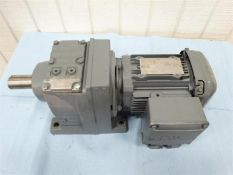 Used Sew-Eurodrive R47 DRS71M4/ASB1 AC Motor 0.55kW 220-242/380-420V 50Hz