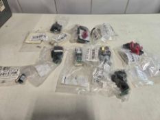 Lot of Electrical Push Buttons and Switches