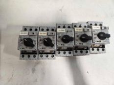 Lot of Allen-Bradley 140M-C2E Motor Protection Circuit Breakers