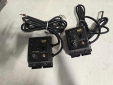 Lot of 2 Dart Controls 55AC Series Variable AC Voltage Supplies