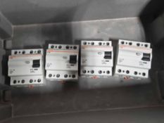 Lot of 4 Lovato P1 RC Residual Current Circuit Breakers