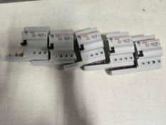 Lot of 5 Lovato P1RA 3P 40 residual current block