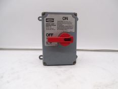 Used Hubbell HBLDS3 Disconnect Switch.