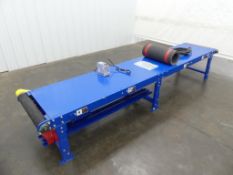 Lewco Low Profile Slider Bed Belt Conveyor 12'L x 32