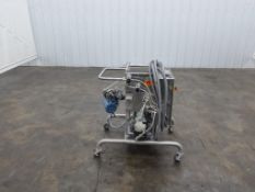 Positive Displacement Pump with 3/4 Horsepower Motor on Stainless Steel Cart