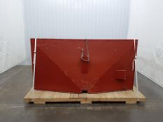 45,000 Pound Capacity Painted Steel Hopper