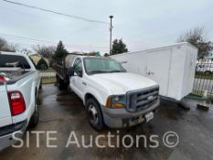 2005 Ford F350 Single Cab Flatbed Truck
