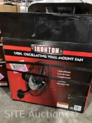 Ironton 14in. Oscillating Wall-Mount Fan