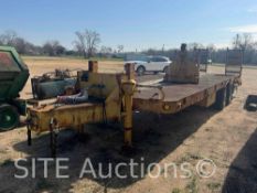 T/A Flatbed Trailer w/ Ramps