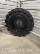 Qty of 4 UNUSED Telehandler Wheel + Tire Set