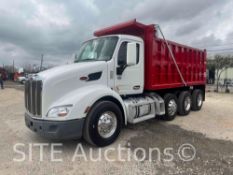 2018 Peterbilt 579 Tri/A Dump Truck