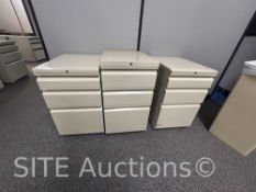 Qty of 5 Filing Cabinets & 1 Whiteboard