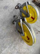 Qty of 2 Geo Wireline 18in. Sheave Wheels