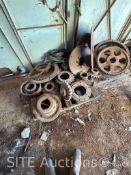 Sprockets, Gears and Various Size Bolts