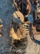 2 Spools of Slick Line 2 Spools of Wire Rope and 20 foot Air Line