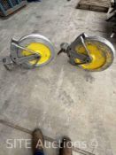 Qty of 2 Geo Wireline 18in. Sheave Wheels