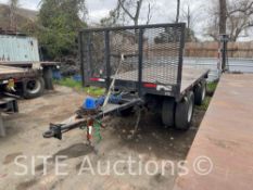 T/A Flatbed Pup Trailer