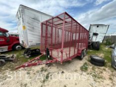 2013 Parker T/A Debris Utility Trailer