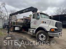 2007 Hiab 335K-4 Hipro Boom Crane Mounted on Tri/A Sterling LT9500