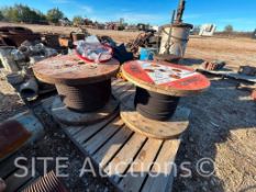 Two Spools of Wire Rope