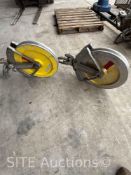 Qty of 2 Geo Wireline 18in. Sheave Wheels