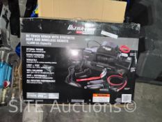 Ultra Tow DC Truck Winch w/ Synthetic Rope & Wireless Remote