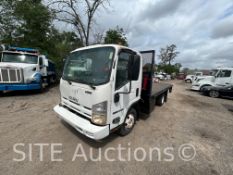 2012 Isuzu NPR S/A Flatbed Truck