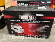 Ironton 13Gal. Towable Boom Broadcast & Spot Sprayer