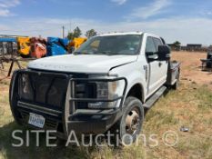 2018 Ford F350 SD Crew Cab Flatbed Truck