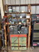 Shelf and cabinets with all contents