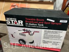 North Star 31Gal. Towable Boom and Broadcast Spot Sprayer