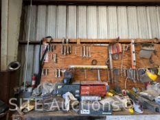 Qty of Hand tools, Parts, Belts, and Fasteners