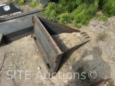 Skid Steer Spade Bucket