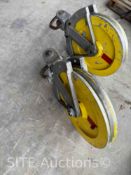 Qty of 2 Geo Wireline 18in. Sheave Wheels