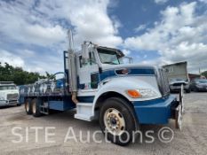 2009 Peterbilt 340 T/A Flatbed Truck