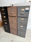 Qty of 3 Filing Cabinets