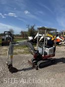 2015 Takeuchi TB108 Mini Excavator