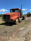 1980 International 9400 T/A Flatbed Truck