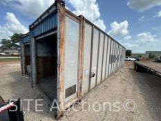 40ft. Modified Ruehauf Shipping Container