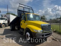 2007 International 4300 S/A Flatbed Dump Truck