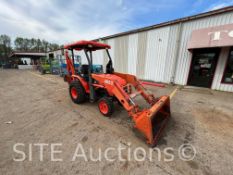 2014 Kubota B26 HST 4WD Tractor Loader Backhoe