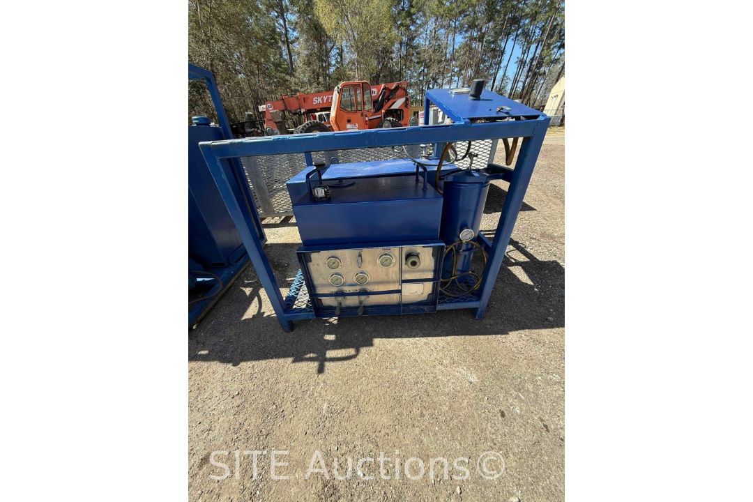 5K Air Operated Grease Injector Unit w/ Hydraulic Closing Unit - Image 1 of 5