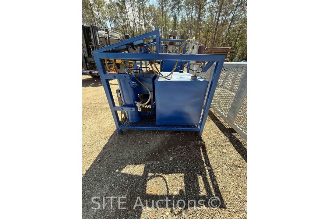 5K Air Operated Grease Injector Unit w/ Hydraulic Closing Unit - Image 4 of 5