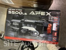 Unused Apex 5500 lb UTV Winch